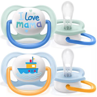 Philips Avent, Nuggi, Ulltra Air (2x, 0 - 6 Monate) Philips Avent, Nuggi, Ulltra Air (2x, 0 - 6 Monate)