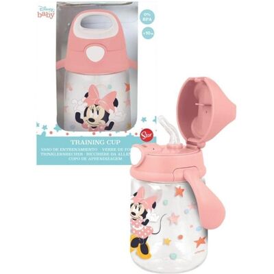 Minnie Mouse, Kindergeschirr + Kinderbesteck, Minnie Baby straw cup 370 ml. Minnie Mouse, Kindergeschirr + Kinderbesteck, Minnie Baby straw cup 370 ml.