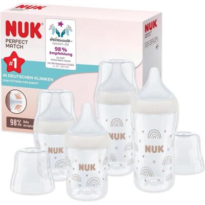 NUK, Babyflasche, Perfect Match Babyflaschenset (150 ml) NUK, Babyflasche, Perfect Match Babyflaschenset (150 ml)