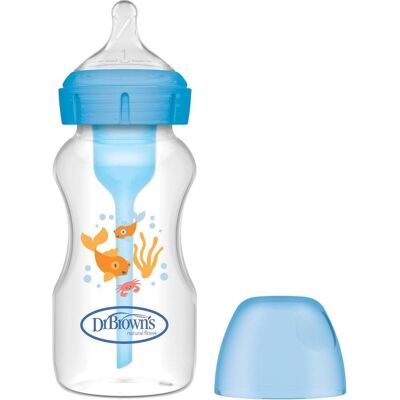 Dr Browns, Babyflasche, Bibern Boca Ancha Options+ (270 ml) Dr Browns, Babyflasche, Bibern Boca Ancha Options+ (270 ml)