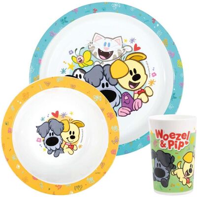 Bambolino Toys, Kindergeschirr + Kinderbesteck, Woezel & Pip Essgeschirr Melamin Bambolino Toys, Kindergeschirr + Kinderbesteck, Woezel & Pip Essgeschirr Melamin