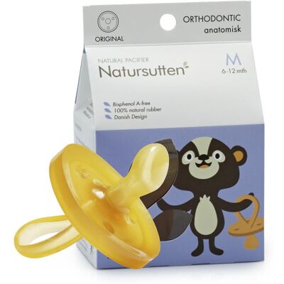 Natursutten, Nuggi, kieferorthopädischer runder Schnuller (NTS01 02639) (1x, 6 - 12 Monate) Natursutten, Nuggi, kieferorthopädischer runder Schnuller (NTS01 02639) (1x, 6 - 12 Monate)