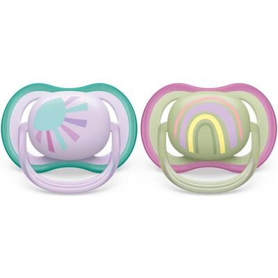 Philips Avent, Nuggi, Avent Ultra air 2pcs 0- 6 m Baby (2x, 0 - 6 Monate) Philips Avent, Nuggi, Avent Ultra air 2pcs 0- 6 m Baby (2x, 0 - 6 Monate)