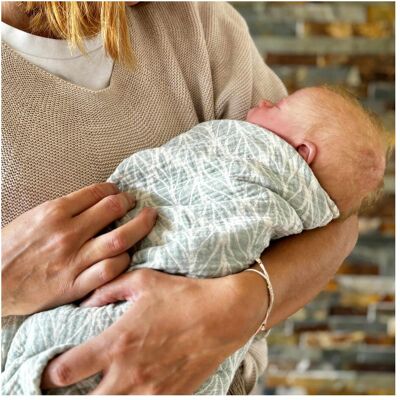 Didymos, Pucktuch + Nuscheli, Musselin Trias Salvia (80 cm, 80 cm) Didymos, Pucktuch + Nuscheli, Musselin Trias Salvia (80 cm, 80 cm)