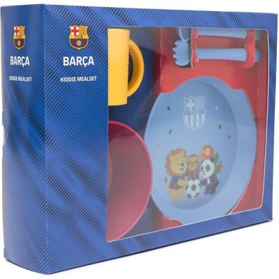 Miniland, Kindergeschirr + Kinderbesteck, F.C. Barcelona children's dinnerware set Miniland, Kindergeschirr + Kinderbesteck, F.C. Barcelona children's dinnerware set