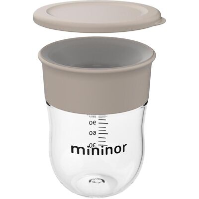 Mininor, Kindergeschirr + Kinderbesteck, Global - Training Cup 220ml - Cloudy morning (14285) Mininor, Kindergeschirr + Kinderbesteck, Global - Training Cup 220ml - Cloudy morning (14285)