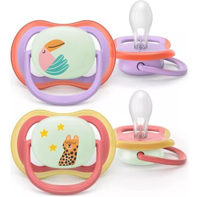 Philips Avent, Nuggi, Pacifier für die Nacht (2x) Philips Avent, Nuggi, Pacifier für die Nacht (2x)