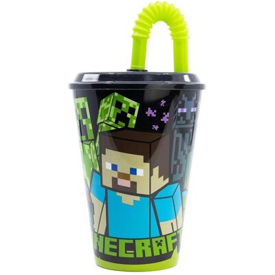 Stor, Kindergeschirr + Kinderbesteck, Minecraft Steve (430 ml) - Trinkbecher Stor, Kindergeschirr + Kinderbesteck, Minecraft Steve (430 ml) - Trinkbecher