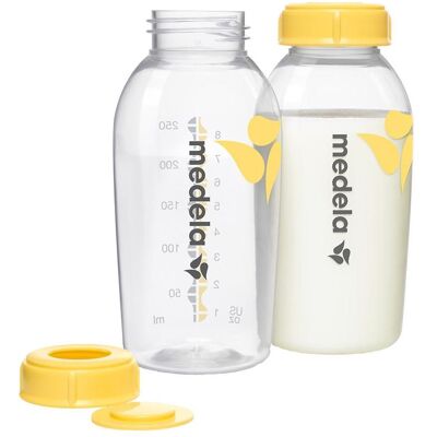 Medela Babykostflaschen - 2x250 ml - Flaschen für Muttermilch Medela Babykostflaschen - 2x250 ml - Flaschen für Muttermilch