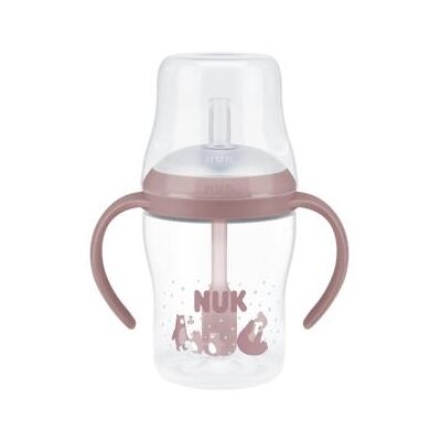 NUK, Babyflasche, Perfect Match Trinklernflasche 150 ml Bär mit Strohhalm (150 ml) NUK, Babyflasche, Perfect Match Trinklernflasche 150 ml Bär mit Strohhalm (150 ml)
