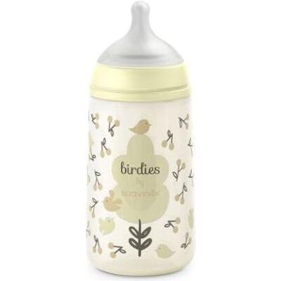 Suavinex, Babyflasche, Schoppen Birdies 270ml - Sauger SXPro M - beige (270 ml) Suavinex, Babyflasche, Schoppen Birdies 270ml - Sauger SXPro M - beige (270 ml)