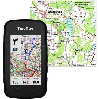TwoNav, Navigationsgerät, Outdoor GPS mit 3,2-Zoll-Display für MTB, Fahrrad, Trekking und Navigation (3.20") TwoNav, Navigationsgerät, Outdoor GPS mit 3,2-Zoll-Display für MTB, Fahrrad, Trekking und Navigation (3.20")