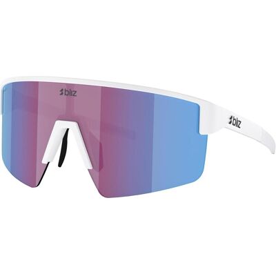 Bliz, Unisex, Sportbrille, P004 Small (matt white, Nano Optics Nordic Light Begonia - Violett w Blue Multi), Weiss Bliz, Unisex, Sportbrille, P004 Small (matt white, Nano Optics Nordic Light Begonia - Violett w Blue Multi), Weiss