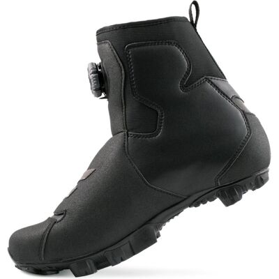 Lake MX146-X Schwarze/Schwarz Reflektierende Fahrradschuhe - Winter Lake MX146-X Schwarze/Schwarz Reflektierende Fahrradschuhe - Winter