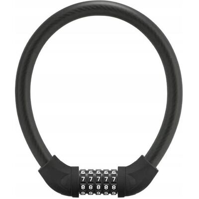 Rockbros RKS570-BK Fahrradschloss - Digital Code, PVC, 87cm Rockbros RKS570-BK Fahrradschloss - Digital Code, PVC, 87cm