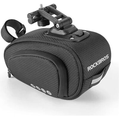 Rockbros C40 Fahrradtasche mit Hurtigutløser - Schwarz Rockbros C40 Fahrradtasche mit Hurtigutløser - Schwarz