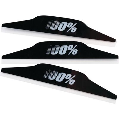 100%, Herren, Brillen Zubehör, MudFlap für SVS 3er Pack, Schwarz 100%, Herren, Brillen Zubehör, MudFlap für SVS 3er Pack, Schwarz
