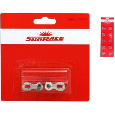 Sunrace Fahrradkettenglied - 7-8 Gang - Silber - 10 Stk Sunrace Fahrradkettenglied - 7-8 Gang - Silber - 10 Stk
