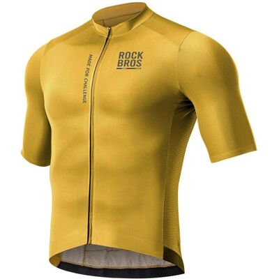Rockbros, Herren, Velotrikot, Fahrradzubehör (S), Gelb, S Rockbros, Herren, Velotrikot, Fahrradzubehör (S), Gelb, S