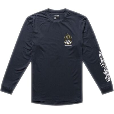 Troy Lee Designs, Jungen, Velotrikot, Ruckus Ride LS Tee, Pressed, carbon, youth S (S), Schwarz, Grau, S Troy Lee Designs, Jungen, Velotrikot, Ruckus Ride LS Tee, Pressed, carbon, youth S (S), Schwarz, Grau, S