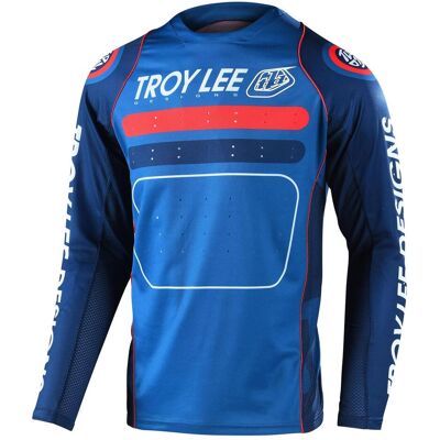 Troy Lee Designs, Jungen, Velotrikot, Sprint (XL), Blau, XL Troy Lee Designs, Jungen, Velotrikot, Sprint (XL), Blau, XL