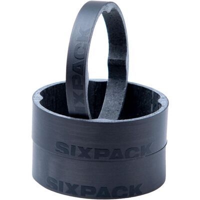 SIXPACK RACING - Vertic 1.1/8 - Größe 1 1/8 - Stealth-Finish - Headset-Abstandshalter SIXPACK RACING - Vertic 1.1/8 - Größe 1 1/8 - Stealth-Finish - Headset-Abstandshalter
