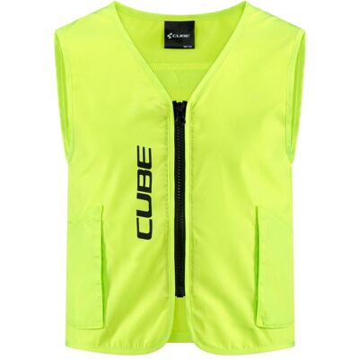 Cube Bike, Warnweste, Safety Rookie CMPT - Warnweste für Kinder — XL (146/152) (XL) Cube Bike, Warnweste, Safety Rookie CMPT - Warnweste für Kinder — XL (146/152) (XL)