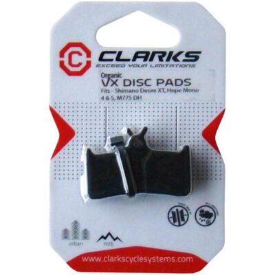 Clarks Bremsbeläge, (Hope, Shimano, Organisch (Resin)) Clarks Bremsbeläge, (Hope, Shimano, Organisch (Resin))