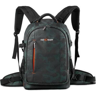K&F Concept Concept Backpack KF13.119 Large 31x24x46cm - Black/Green (Fotorucksack, 23 l), Kameratasche, Schwarz, Grün K&F Concept Concept Backpack KF13.119 Large 31x24x46cm - Black/Green (Fotorucksack, 23 l), Kameratasche, Schwarz, Grün