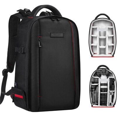 K&F Concept Beta V3 18L Photo Backpack (18 l), Kameratasche, Grau K&F Concept Beta V3 18L Photo Backpack (18 l), Kameratasche, Grau