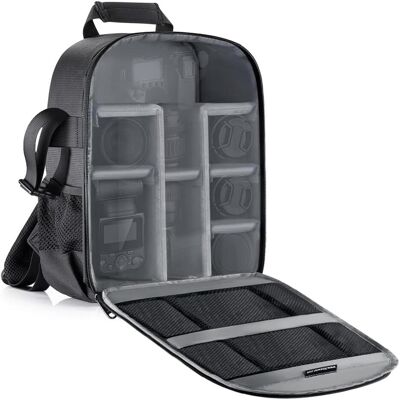 Neewer Camera Bag Waterproof Shockproof Partition 10087324 (Fotorucksack), Kameratasche, Schwarz Neewer Camera Bag Waterproof Shockproof Partition 10087324 (Fotorucksack), Kameratasche, Schwarz