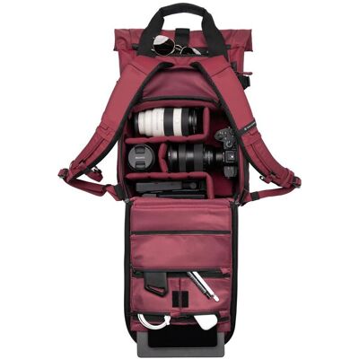 Wandrd PRVKE 31L Rhone Burgundy Photo Bundle V4 (Fotorucksack, 31 l), Kameratasche, Rot Wandrd PRVKE 31L Rhone Burgundy Photo Bundle V4 (Fotorucksack, 31 l), Kameratasche, Rot