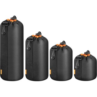 Neewer 4 Sizes Camera Lens Pouch Bag Orange 10101890, Kameratasche, Orange Neewer 4 Sizes Camera Lens Pouch Bag Orange 10101890, Kameratasche, Orange