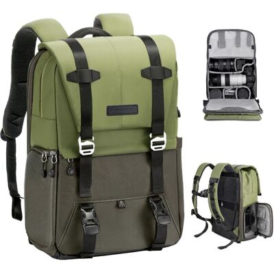 K&F Concept Backpack 20L Urban Wander 01 (Army Green) (Fotorucksack, 20 l), Kameratasche, Grün K&F Concept Backpack 20L Urban Wander 01 (Army Green) (Fotorucksack, 20 l), Kameratasche, Grün