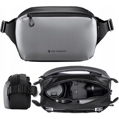K&F Concept Torba Kf fotograficzna Kf13.157 szara (Kamera Schultertasche), Kameratasche, Grau K&F Concept Torba Kf fotograficzna Kf13.157 szara (Kamera Schultertasche), Kameratasche, Grau