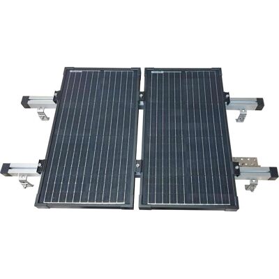 Schwaiger, Zubehör Stromerzeuger, Solarmodul-Montageset für Dachziegel 2 Module (Solaranlage Montagematerial) Schwaiger, Zubehör Stromerzeuger, Solarmodul-Montageset für Dachziegel 2 Module (Solaranlage Montagematerial)