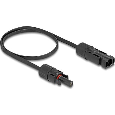 Delock, Zubehör Stromerzeuger, DL4 Solar Flachbandkabel Stecker zu Buchse 60 cm schw (Solarkabel) Delock, Zubehör Stromerzeuger, DL4 Solar Flachbandkabel Stecker zu Buchse 60 cm schw (Solarkabel)