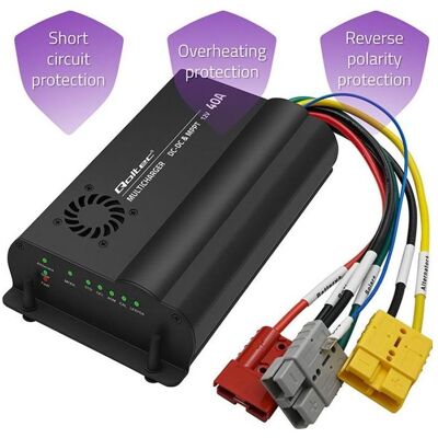 Qoltec, Laderegler, Ladegerät DC-DC 12V mit MPPT-Regelung 40A Qoltec, Laderegler, Ladegerät DC-DC 12V mit MPPT-Regelung 40A