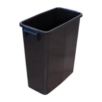 MultiLine Abfallbehälter 60 ltr. 56x28x60 cm schwarzer Kunststoff - Nicht lebensmittelecht, Abfalleimer, Schwarz MultiLine Abfallbehälter 60 ltr. 56x28x60 cm schwarzer Kunststoff - Nicht lebensmittelecht, Abfalleimer, Schwarz