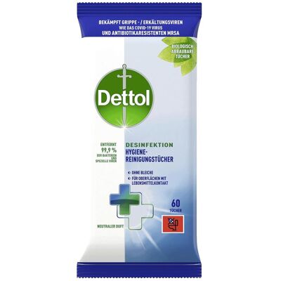 Dettol Desinfektions-Reinigungstücher, Reinigungsmittel, Mehrfarbig Dettol Desinfektions-Reinigungstücher, Reinigungsmittel, Mehrfarbig