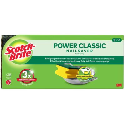 Scotch-Brite CLASSIC Topfreiniger, 3 St., Reinigungsutensil, Gelb Scotch-Brite CLASSIC Topfreiniger, 3 St., Reinigungsutensil, Gelb