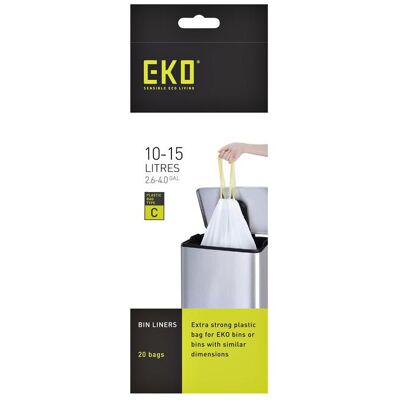 EKO Abfallsack 10-15 LT Typ C, Abfallsack, Weiss EKO Abfallsack 10-15 LT Typ C, Abfallsack, Weiss