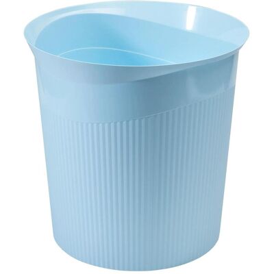 Han Re-LOOP Mülleimer 13,0 l pastellblau, Abfalleimer, Blau Han Re-LOOP Mülleimer 13,0 l pastellblau, Abfalleimer, Blau