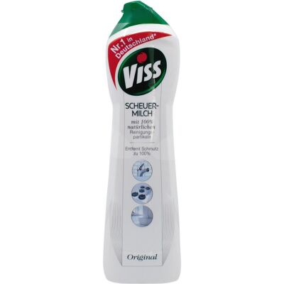 Unilever Viss Scheuermilch Weiss 8FL x 500ML, Reinigungsmittel, Weiss Unilever Viss Scheuermilch Weiss 8FL x 500ML, Reinigungsmittel, Weiss