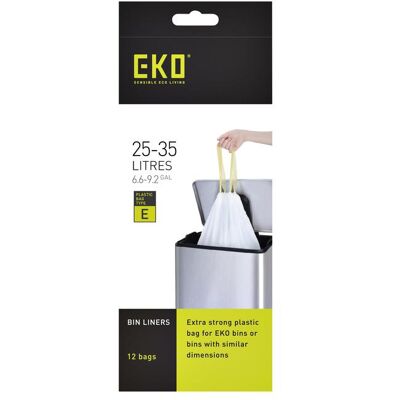 EKO Abfallsack Typ E 25-35 LTR, Abfallsack, Weiss EKO Abfallsack Typ E 25-35 LTR, Abfallsack, Weiss