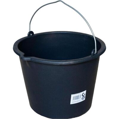 HP Autozubehör Baueimer 12 l mit Tülle schwarz Polyethylen, Abfalleimer, Schwarz HP Autozubehör Baueimer 12 l mit Tülle schwarz Polyethylen, Abfalleimer, Schwarz