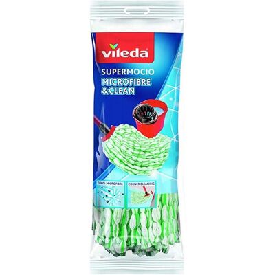Vileda Öko-Mikrofasermopp, Reinigungsutensil, Grün, Weiss Vileda Öko-Mikrofasermopp, Reinigungsutensil, Grün, Weiss