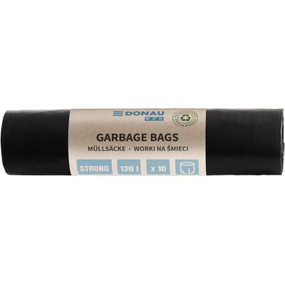 Donau Mllscke ECO, stark (LDPE), 120l, 10 Stck, schwarz, Abfallsack, Schwarz Donau Mllscke ECO, stark (LDPE), 120l, 10 Stck, schwarz, Abfallsack, Schwarz