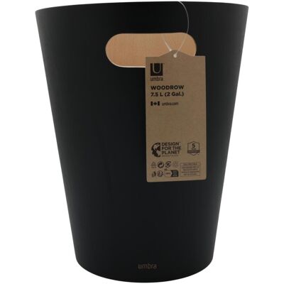 Umbra Woodrow, Abfalleimer, Schwarz Umbra Woodrow, Abfalleimer, Schwarz