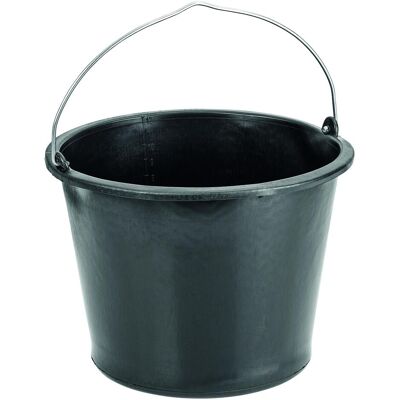 Cimco Baueimer, Abfalleimer, Schwarz Cimco Baueimer, Abfalleimer, Schwarz